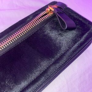 Black Tom Ford authentic calf hair clutch bag (unused)